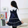 Hot selling child casual winter frocks girl woolen dress